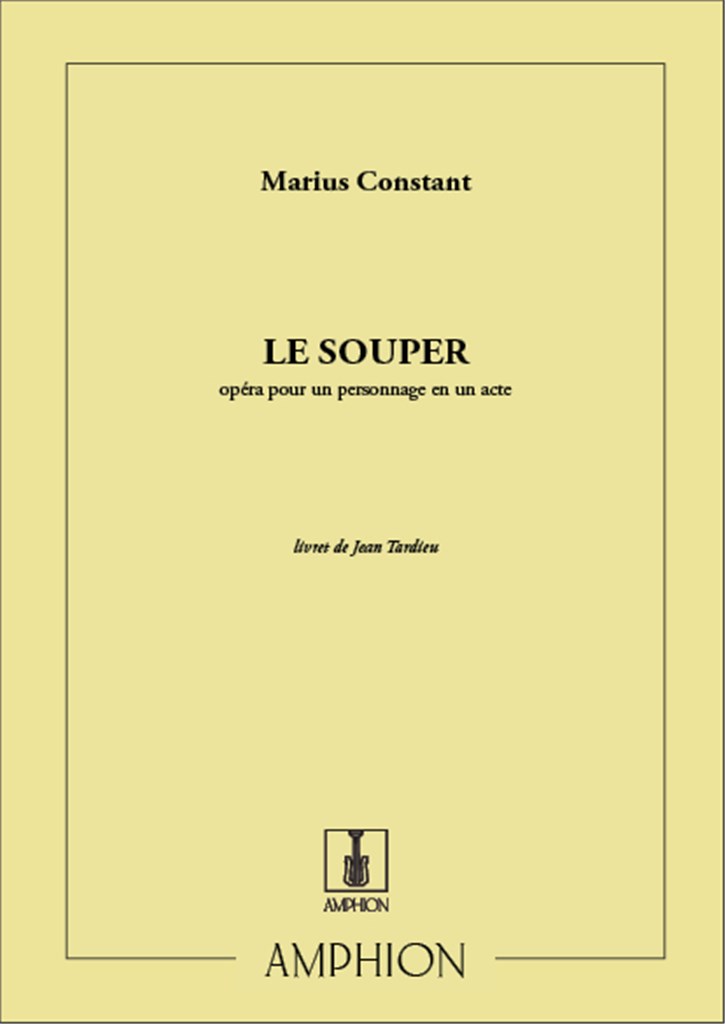 Le Souper Chant-Piano